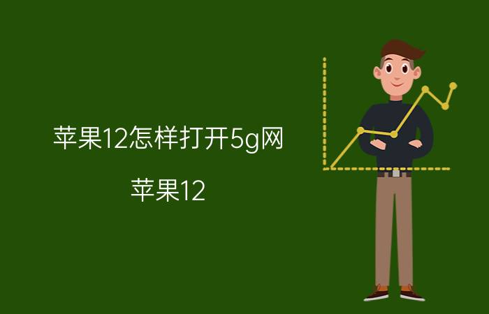 苹果12怎样打开5g网 苹果12 5G网络 打开